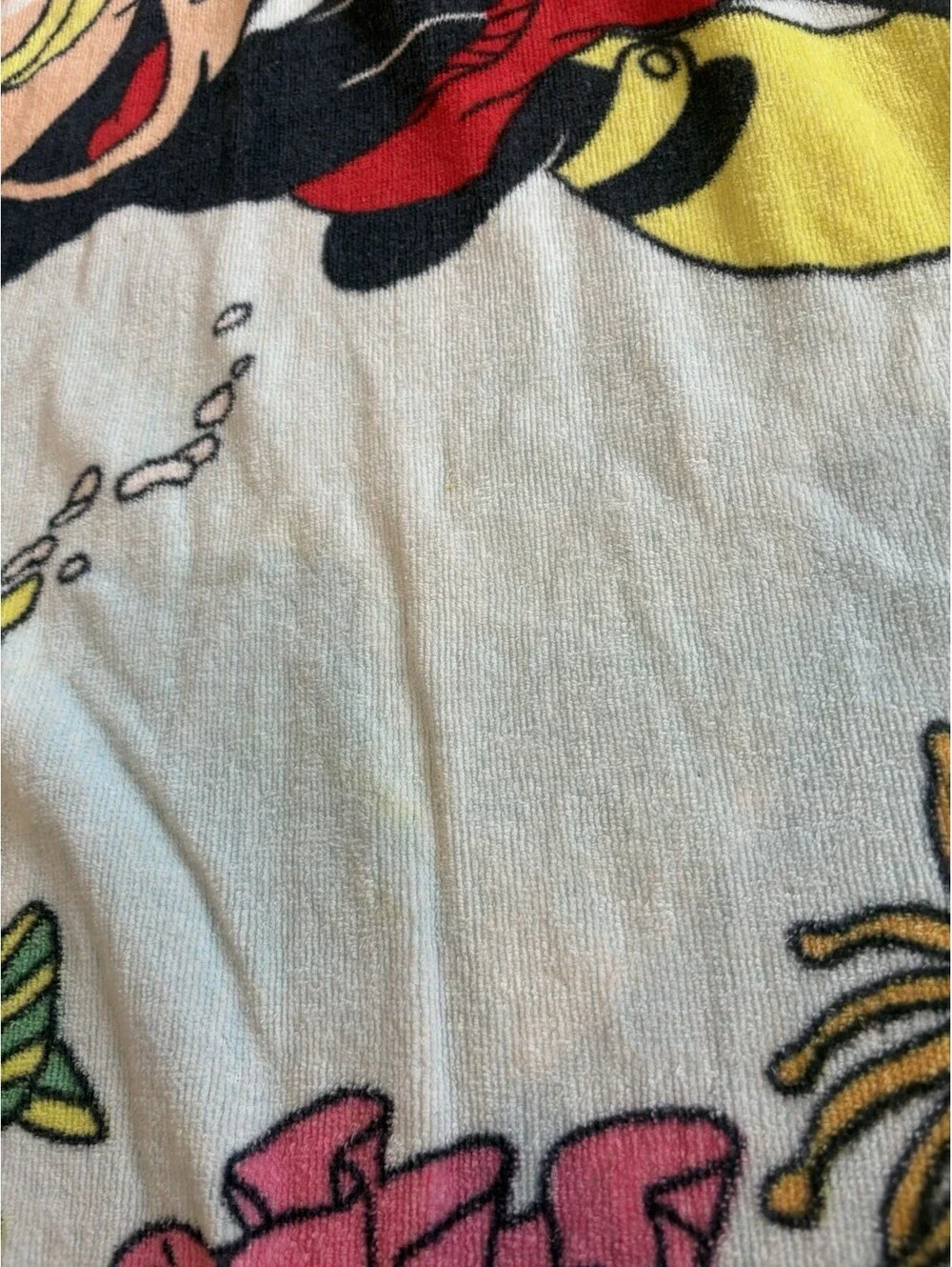 3 Vintage Disney Mickey Minnie Mouse Beach Towels Hawaii Retro Collectible Pool